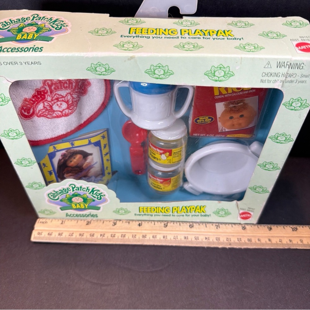 Cabbage Patch Kids 1995 Feeding Playpak 1995 Mattel New Old Stock - Picture 11 of 12